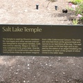 Salt Lake Temple Plaque